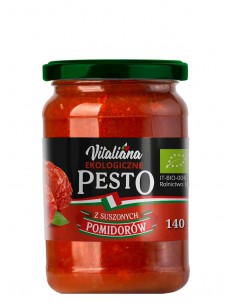 Pesto czerwone z suszonych pomidorów BIO 140g / VITALIANA