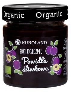 Powidła śliwkowe BIO 230g / RUNOLAND