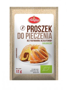 Proszek do pieczenia bezglutenowy BIO 12 g - AMYLON