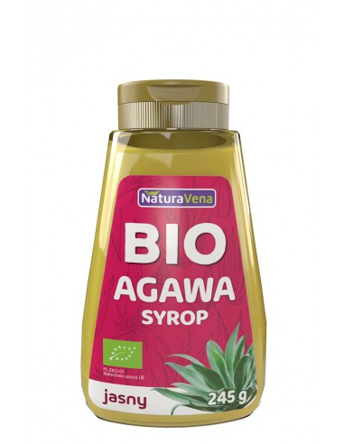Syrop z agawy jasny 245g - NATURAVENA