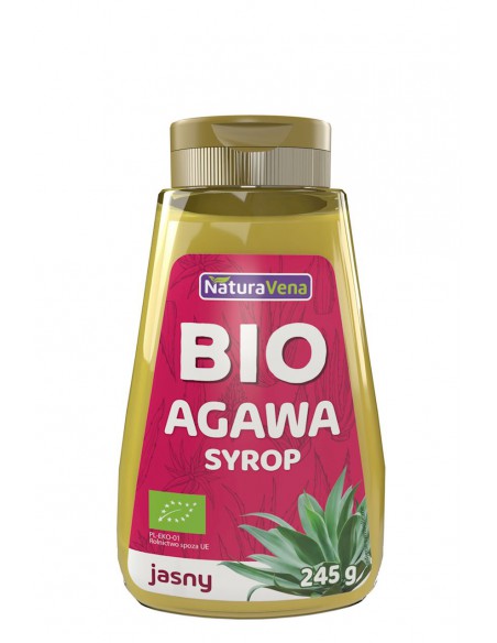 Syrop z agawy jasny 245g - NATURAVENA