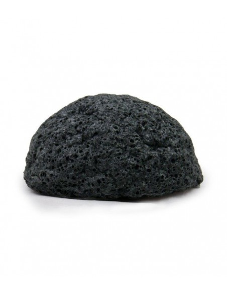 Gąbka Konjac do twarzy z dodatkiem węgla bambusowego, 6,3-8cm średnicy