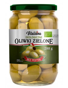 Oliwki zielone bez pestek w zalewie BIO 280 g / Vitaliana
