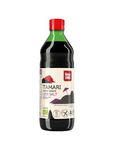 Sos sojowy TAMARI 50% mniej soli bezglutenowy BIO 250ml / 500ml LIMA