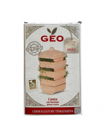 Kiełkownica poziomowa gliniana Terra, GEO, Bavicchi