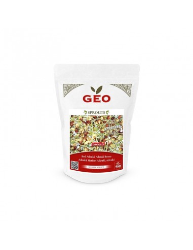 Fasola Adzuki EKO - nasiona na kiełki 90g / 400g - GEO Bavicchi
