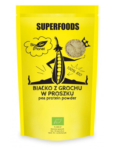 Białko z grochu w proszku BIO 150g / 500g - Bio Planet