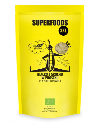 Białko z grochu w proszku BIO 150g / 500g - Bio Planet
