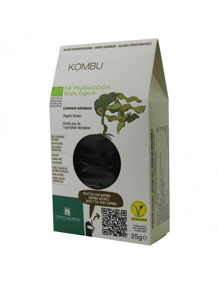 Algi morskie suszone - Kombu BIO 25g / Porto Muinos