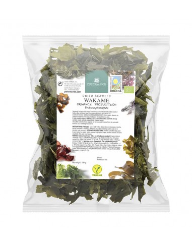 Algi morskie suszone - Wakame BIO 100g / Porto Muinos