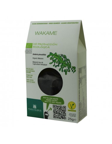 Algi morskie suszone - Wakame BIO 25g / Porto Muinos