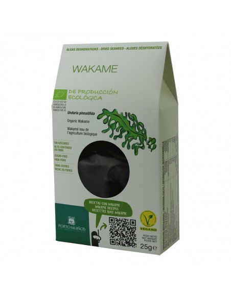 Algi morskie suszone - Wakame BIO 25g / Porto Muinos