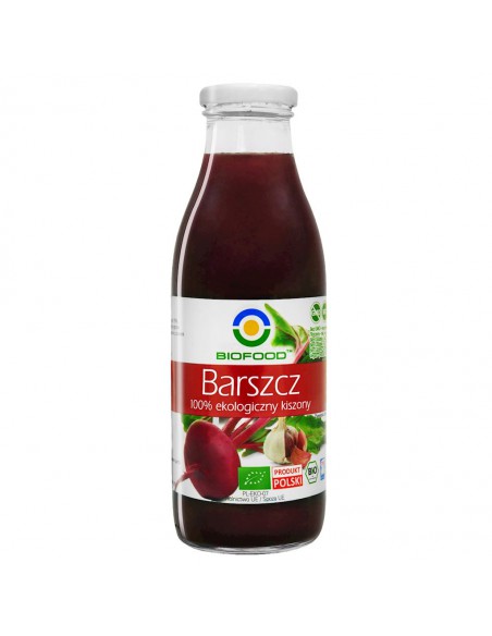 Barszcz z buraków kiszonych bezglutenowy BIO 500ml / Bio Food