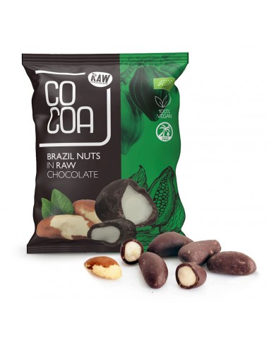 Orzechy brazylijskie w surowej czekoladzie BIO 70 g - COCOA