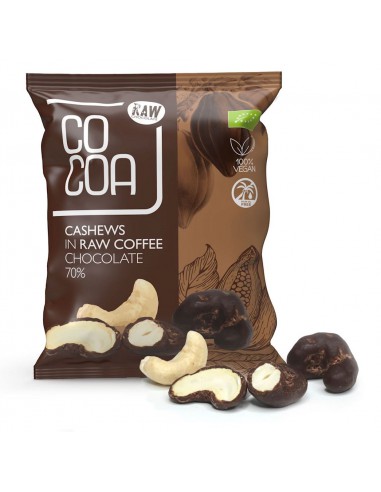Orzechy nerkowca w czekoladzie kawowej BIO 70 g - COCOA