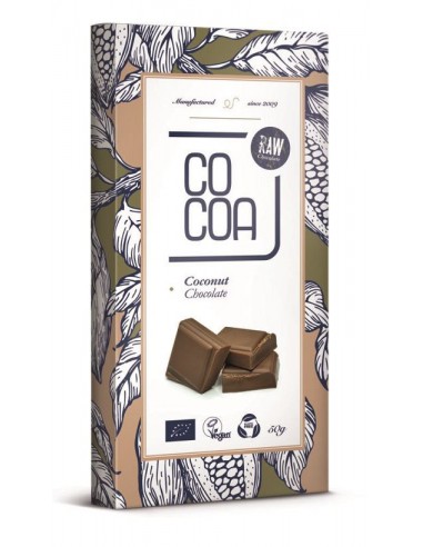 Czekolada kokosowa BIO 50g - COCOA