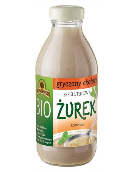 Żurek gryczany bezglutenowy koncentrat BIO 320 ml / Kowalewski