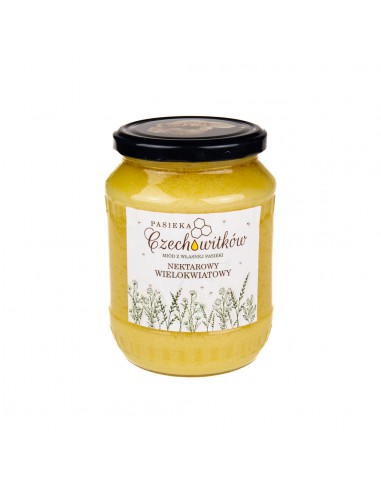 Naturalny miód wielokwiatowy - nektarowy 1000g