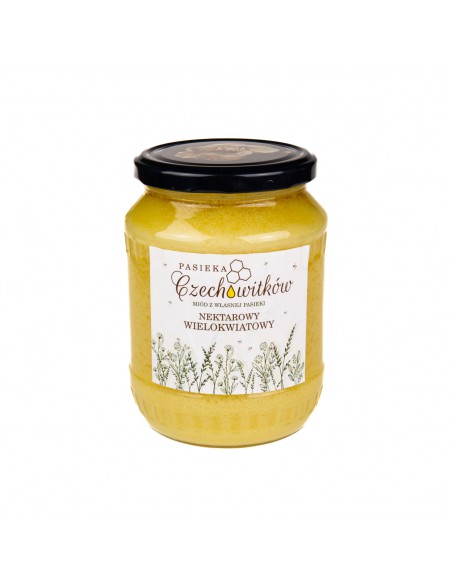 Naturalny miód wielokwiatowy - nektarowy 1000g