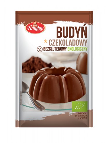 Budyń o smaku czekoladowym bezglutenowy BIO 40 g / Amylon
