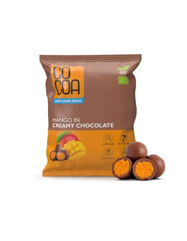 Plastry mango w czekoladzie creamy BIO 200g - COCOA
