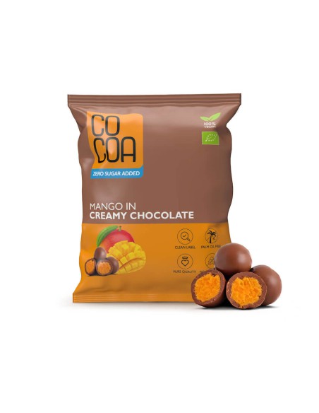 Plastry mango w czekoladzie creamy BIO 200g - COCOA