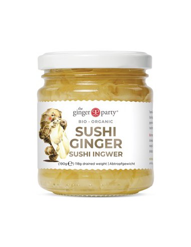 IMBIR MARYNOWANY DO SUSHI BIO 190 g 118 g GP