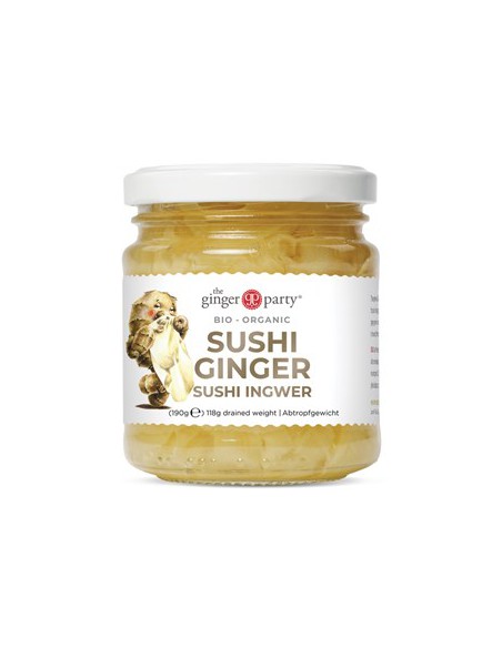 IMBIR MARYNOWANY DO SUSHI BIO 190 g 118 g GP