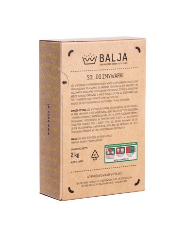 Sól do zmywarki 2kg BALJA