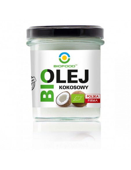 Olej kokosowy bezwonny, do smażenia BIO 260ml / BIOFOOD