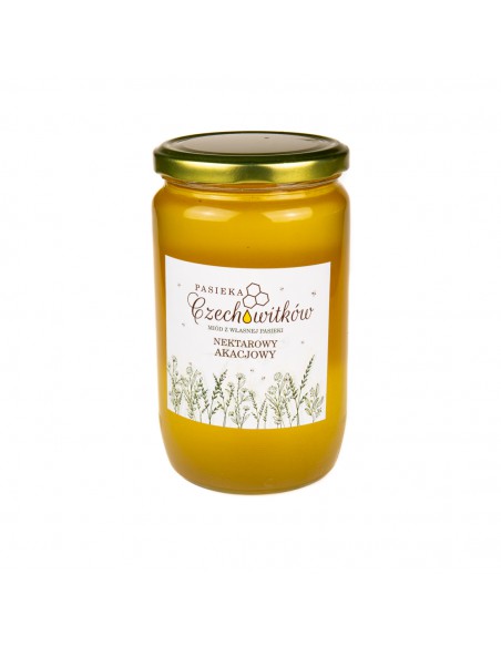 Naturalny miód akacjowy - nektarowy 1000g