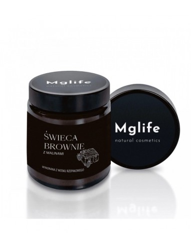 Świeca o zapachu brownie z malinami 120ml